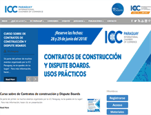 Tablet Screenshot of iccparaguay.org
